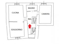 Large two-room apartment with kitchen and cellar - 1